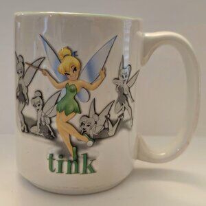 Walt Disney World Disney Parks embossed 3D Tink Tinkerbell 16oz mug